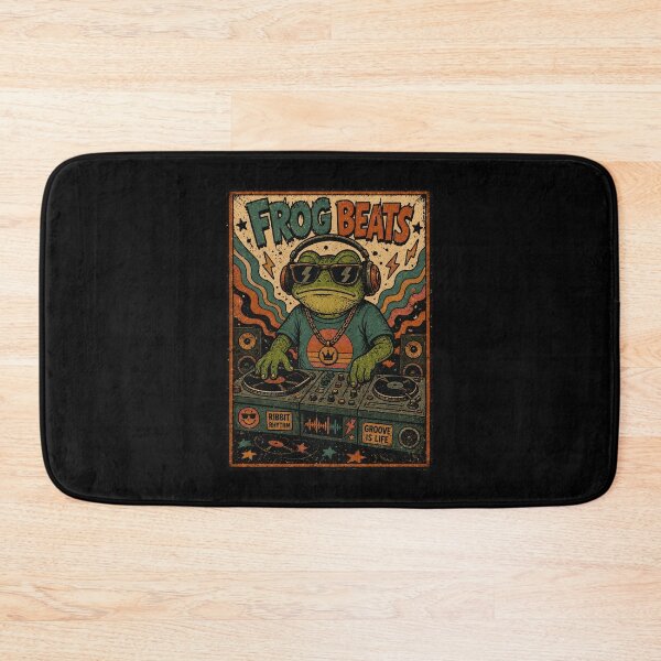 Item preview, DJ Frog Beats Music Producer designed and sold by tristann-studio.