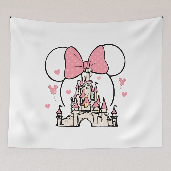 Item preview, Magical Castle Bow Cute Pink Fairytale designed and sold by ahgurske.