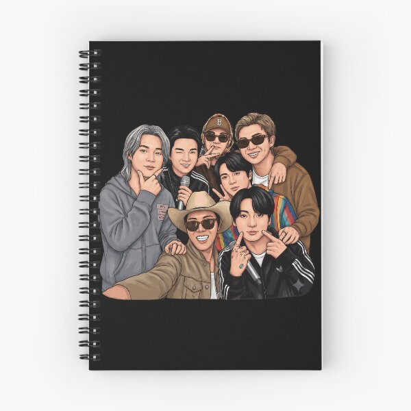 Item preview, Kpop Group Cartoon Selfie designed and sold by ickDaniele198.