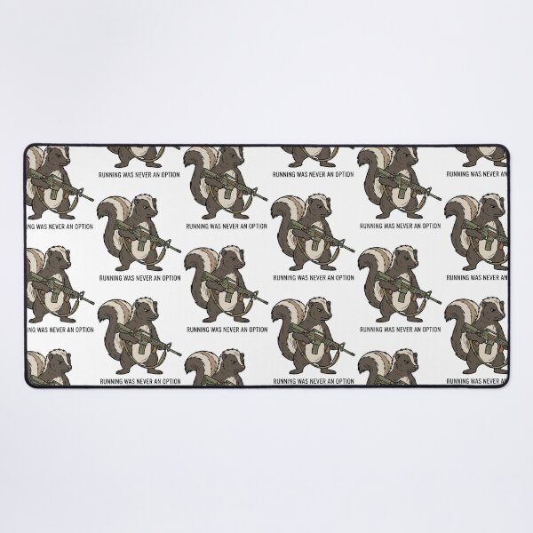 Item preview, Tactical Skunk Running Was Never An Option Funny Woodland Animal Gun Humor designed and sold by raedattia.