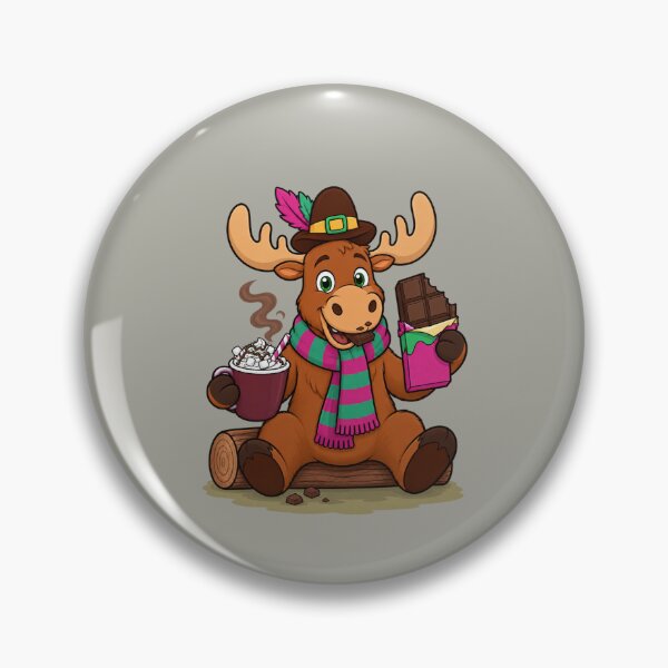 Item preview, Chocolate Moose – Hot Cocoa Lover designed and sold by Aimetoi.