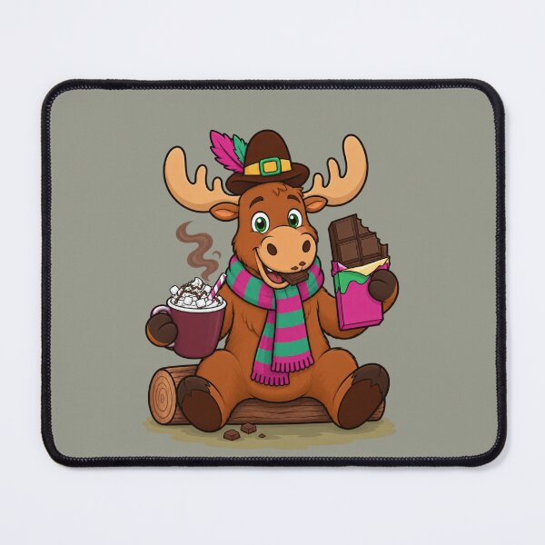 Item preview, Chocolate Moose – Hot Cocoa Lover designed and sold by Aimetoi.
