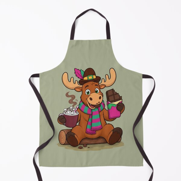 Item preview, Chocolate Moose – Hot Cocoa Lover designed and sold by Aimetoi.