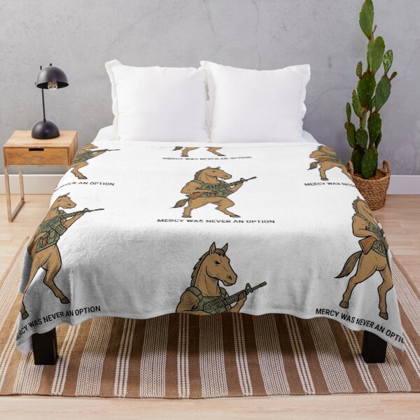 Item preview, Tactical Horse Mercy Was Never An Option Funny Military Stallion Gun Humor designed and sold by raedattia.