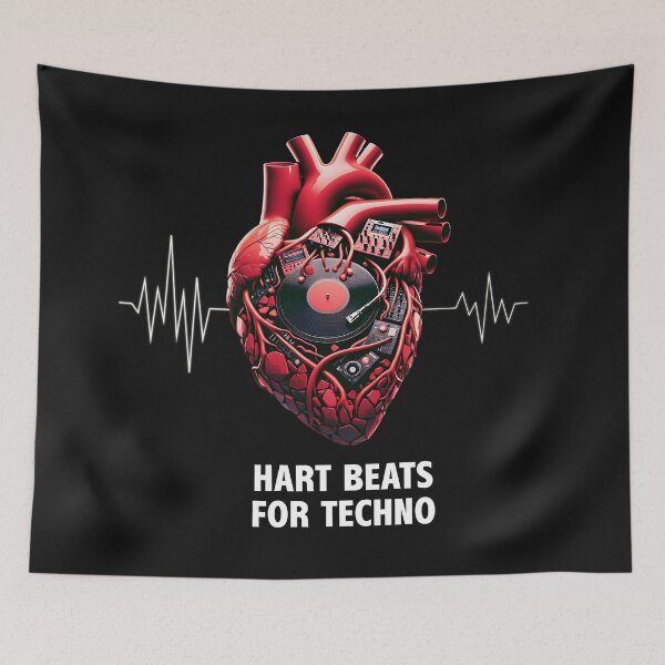 Item preview, TECHNO HARDBEAT designed and sold by SPOOFSHIRT.