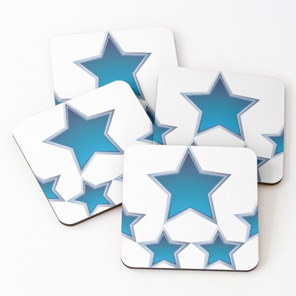 Item preview, blue stars dress design designed and sold by PSDesignWorks.