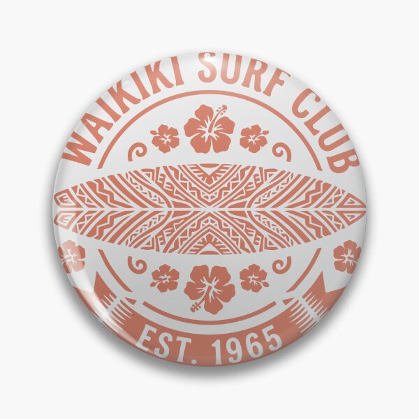 Item preview, Waikiki Surf Club Est. 1965 Tribal Badge Design designed and sold by NUSA NIPA.