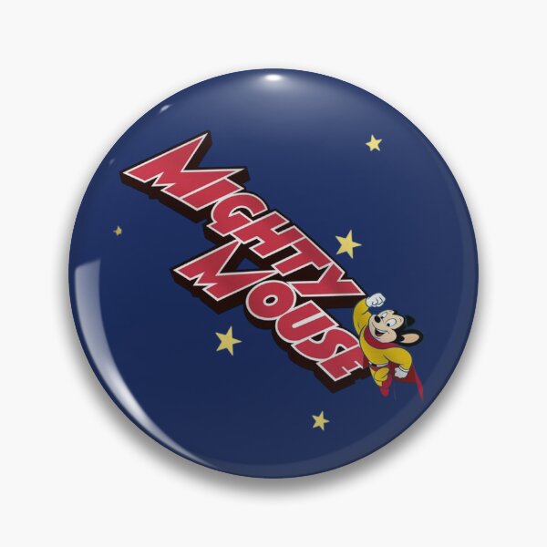 Item preview, Mighty Mouse Retro Hero Logo designed and sold by Epicfunchart.