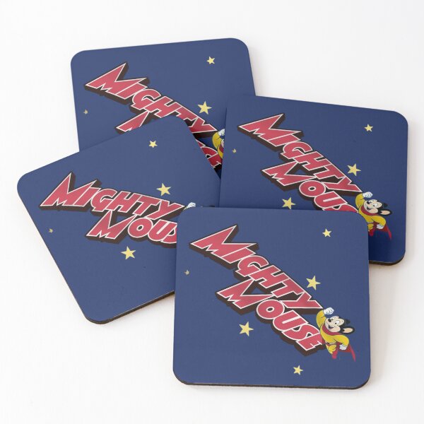 Item preview, Mighty Mouse Retro Hero Logo designed and sold by Epicfunchart.