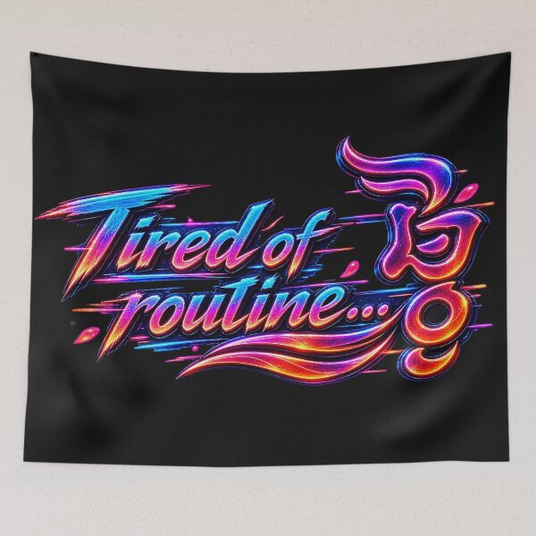 Item preview, Tired of routine.(Cyberpunk ver) designed and sold by MaxDreamsArt.
