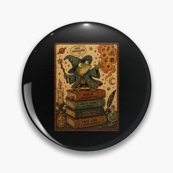 Item preview, Wizard Frog Abra Frogadabra Spellbook designed and sold by tristann-studio.
