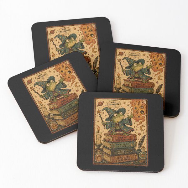Item preview, Wizard Frog Abra Frogadabra Spellbook designed and sold by tristann-studio.