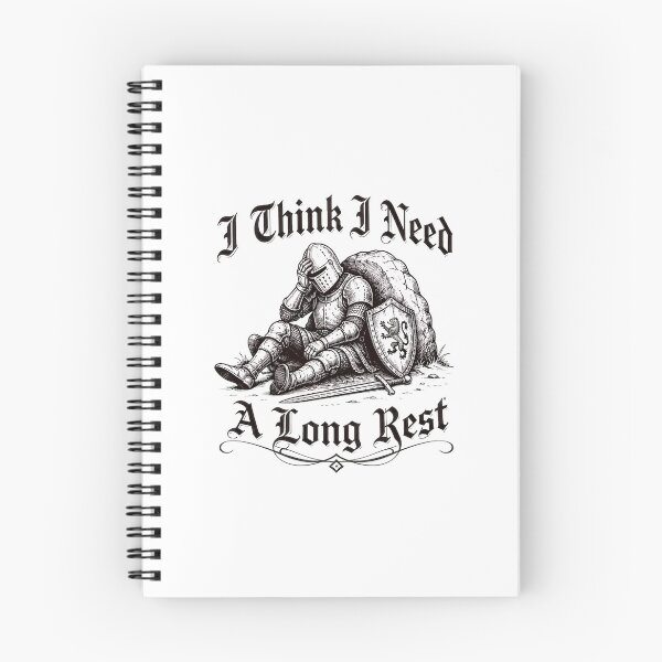 Item preview, I Think I Need A Long Rest Knight Medieval Funny designed and sold by PaletteArc.