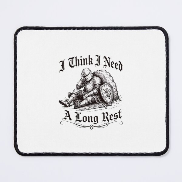 Item preview, I Think I Need A Long Rest Knight Medieval Funny designed and sold by PaletteArc.