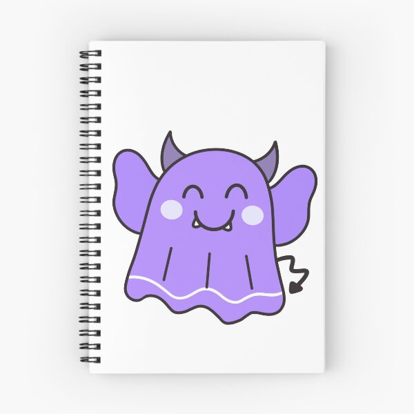 Item preview, Cute Purple Devil Ghost Cartoon designed and sold by Porpor Artwork.