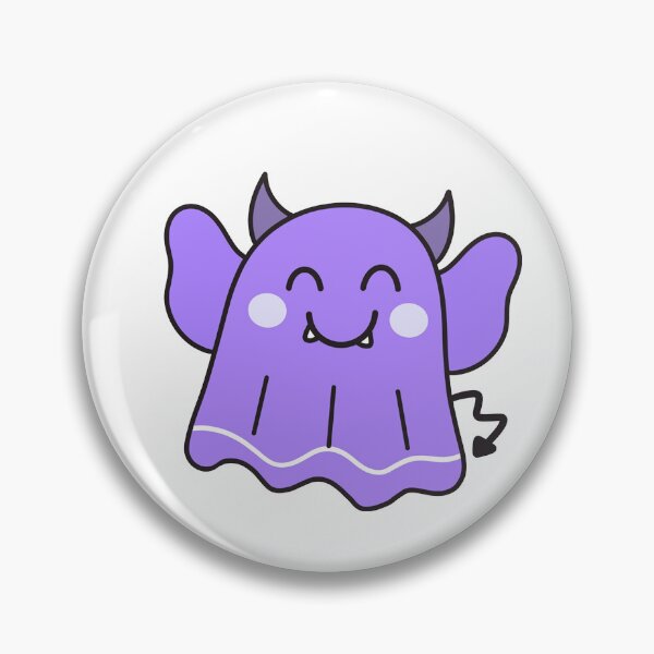 Item preview, Cute Purple Devil Ghost Cartoon designed and sold by Porpor Artwork.