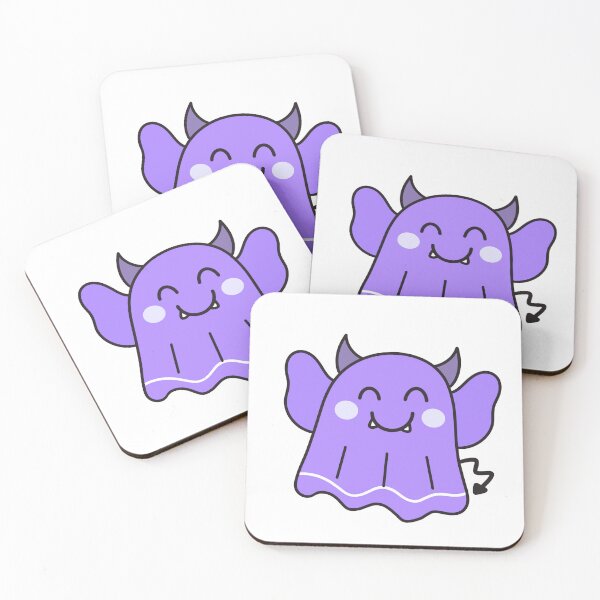 Item preview, Cute Purple Devil Ghost Cartoon designed and sold by Porpor Artwork.
