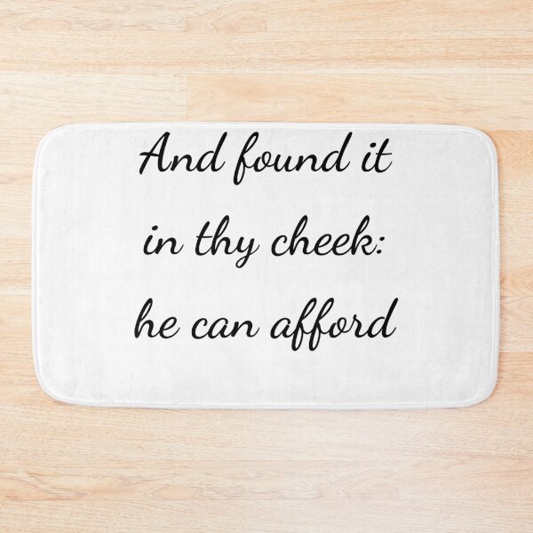 Item preview, “And found it in thy cheek: he can afford” - handwriting black designed and sold by ariksworld.