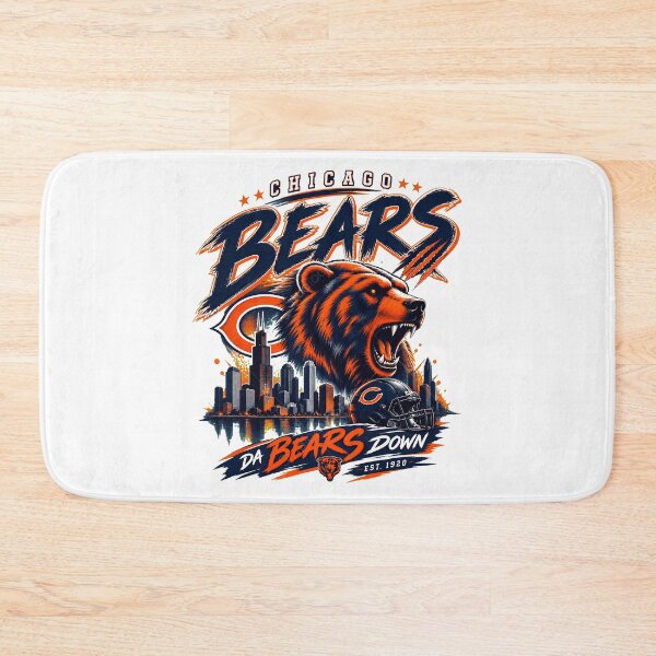 Item preview, Chicago Football Roaring Bear Skyline designed and sold by ahgurske.