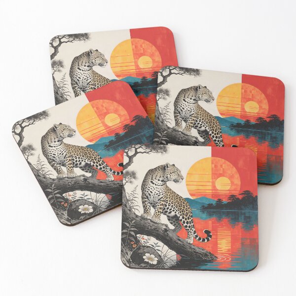 Item preview, Leopard at Sunset designed and sold by KiraChie.