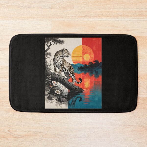 Item preview, Leopard at Sunset designed and sold by KiraChie.