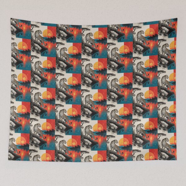 Item preview, Leopard at Sunset designed and sold by KiraChie.