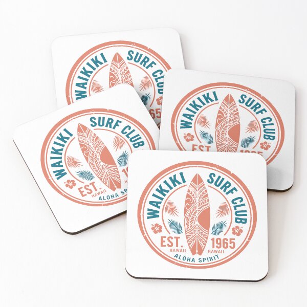Item preview, Waikiki Surf Club Aloha Spirit Hawaii Badge designed and sold by NUSA NIPA.