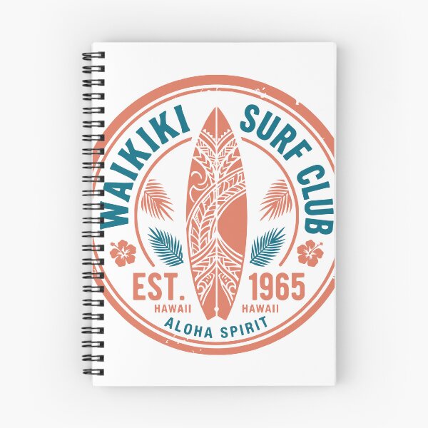 Item preview, Waikiki Surf Club Aloha Spirit Hawaii Badge designed and sold by NUSA NIPA.