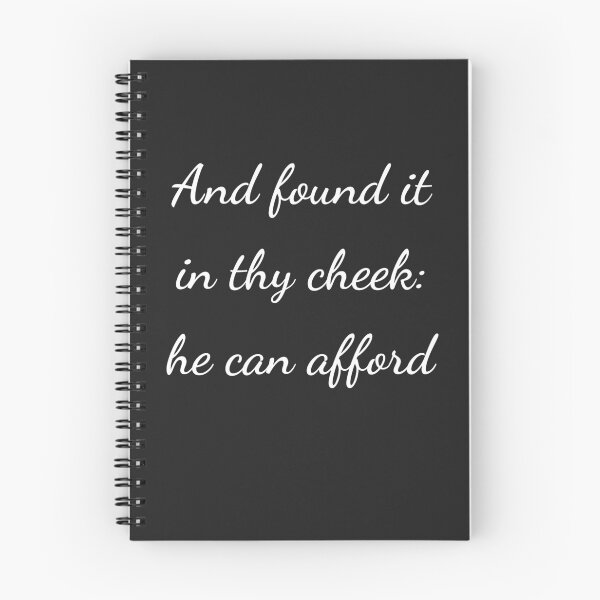 Item preview, “And found it in thy cheek: he can afford” - handwriting white designed and sold by ariksworld.
