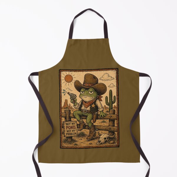 Item preview, Frog Cowboy Not My Pond Not My Problem designed and sold by tristann-studio.