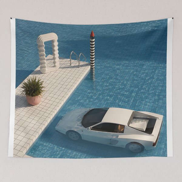 Item preview, Modern Poolside Automotive Dream designed and sold by Jana-Todd.