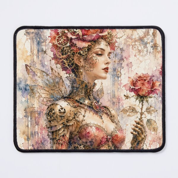 Item preview, Lady Rose steampunk watercolor designed and sold by Axokris.