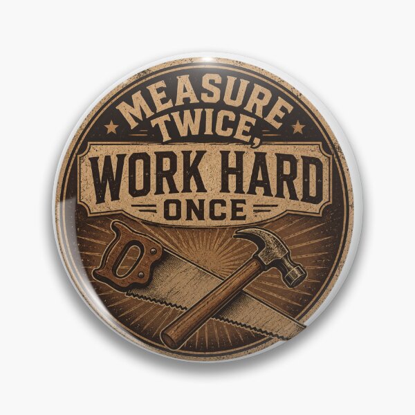 Item preview,  Woodworker & Carpenter Distressed Emblem designed and sold by Haque Designs.