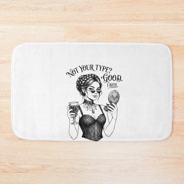 Item preview, Not Your Type Good I Bite Vampire Mirror designed and sold by OH-MY-GOTH.