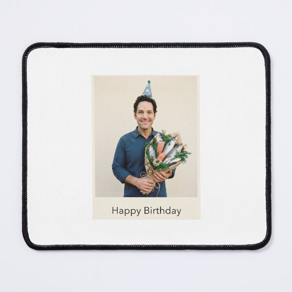 Item preview, Paul rudd birthday fish bouquet gift cake memes happy Funny prank meme  weird  designed and sold by CheeseBlueprint.
