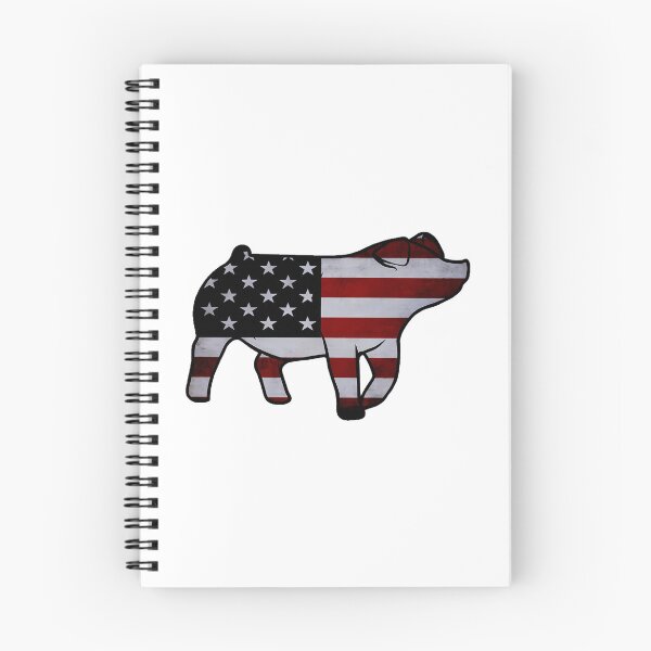 Item preview, American Flag Pig Silhouette 1 - Not For Resale Without Permission designed and sold by jazlee-nwallin.