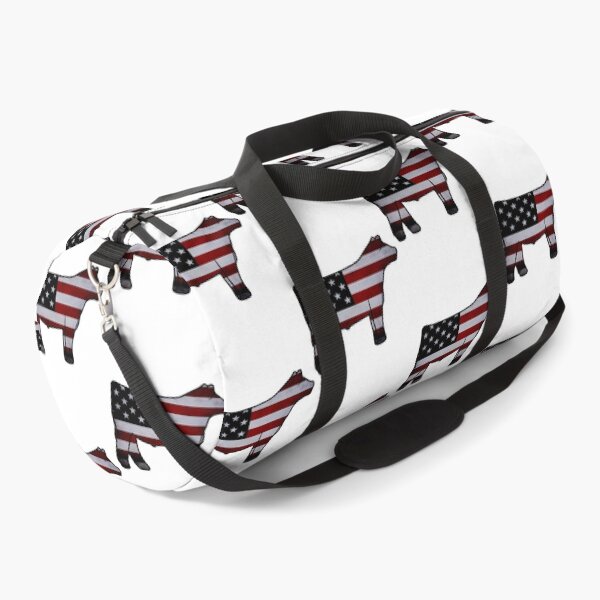 Item preview, American Flag Show Steer Silhouette  - Not For Resale Without Permission designed and sold by jazlee-nwallin.