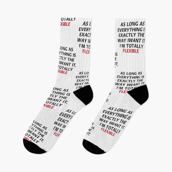Item preview, I'm Totally Flexible Funny Quote designed and sold by Mahmoud Salah.