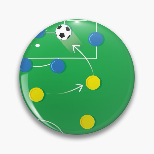 Item preview, schematic presentation of the team's attack strategy on the football field designed and sold by duxpavlic.