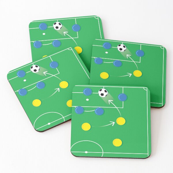 Item preview, schematic presentation of the team's attack strategy on the football field designed and sold by duxpavlic.