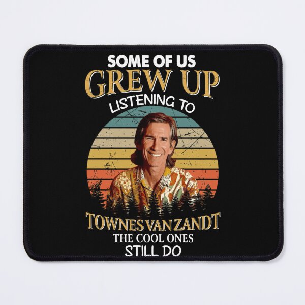 Item preview, Townes Van Zandt Grew Up Retro Quote Design designed and sold by LillianTX.