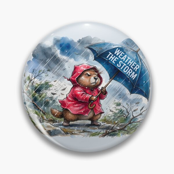 Item preview, Weather the Storm – Resilient Groundhog designed and sold by SoulPT.