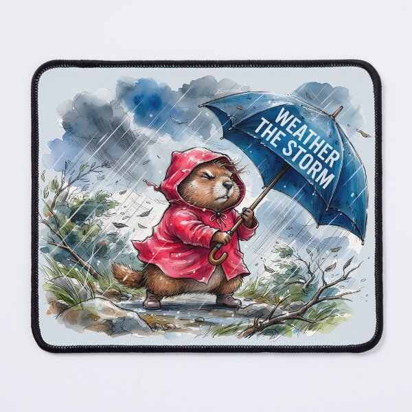 Item preview, Weather the Storm – Resilient Groundhog designed and sold by SoulPT.