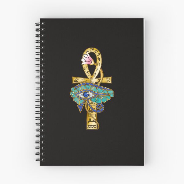 Item preview, Egyptian Ankh Cross with Eye of Horus & Lotus designed and sold by LittleHappiness by Kamollak .