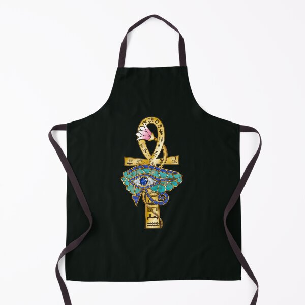 Item preview, Egyptian Ankh Cross with Eye of Horus & Lotus designed and sold by LittleHappiness by Kamollak .