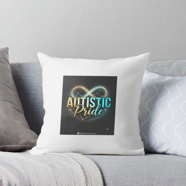 Item preview, Autistic Pride Infinity Spectrum Constellation Space Gold Turquoise designed and sold by MalickaArt.