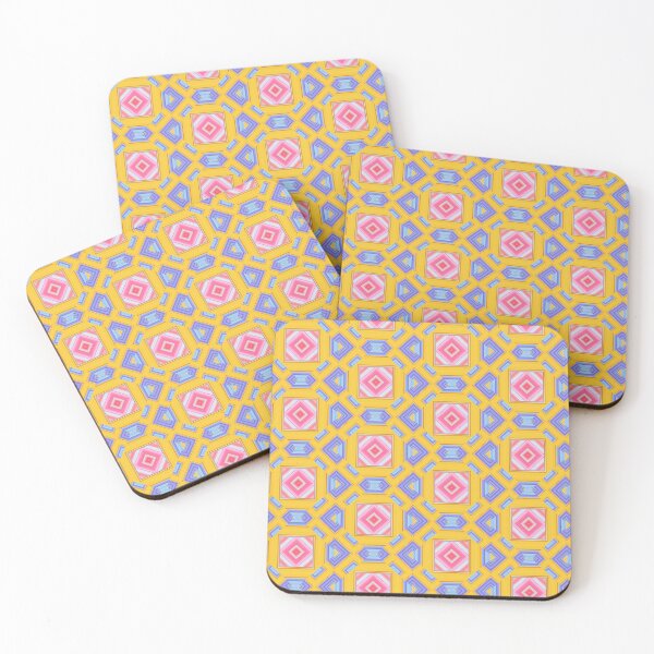 Item preview, Mid Century Retro Geometric Tile Mosaic Pattern designed and sold by whimsiqueer.
