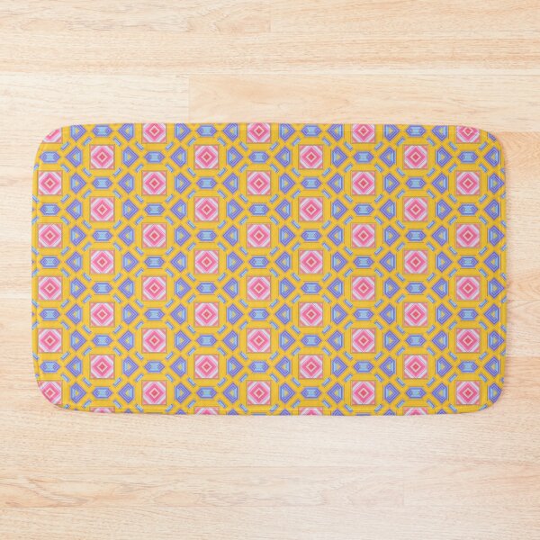 Item preview, Mid Century Retro Geometric Tile Mosaic Pattern designed and sold by whimsiqueer.