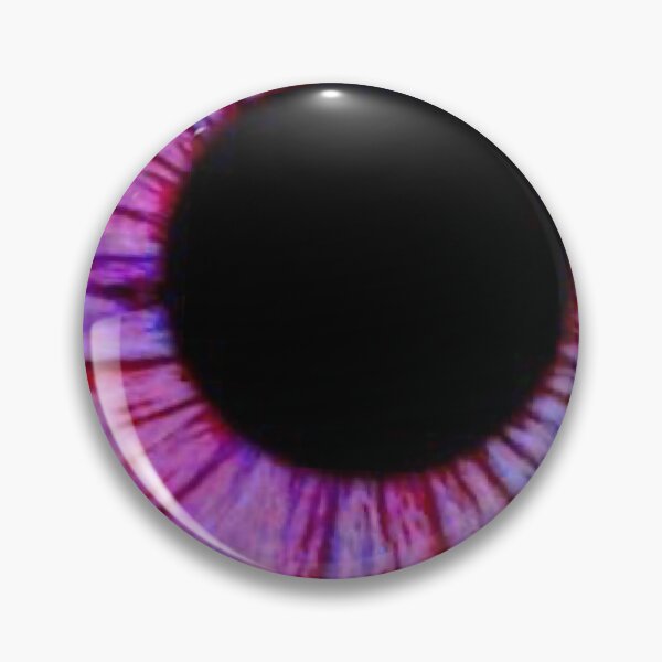 Item preview, Purple and Red Iris Macro Human Eye Heterochromia Psychedelic Texture Art designed and sold by LYAN-STORE.