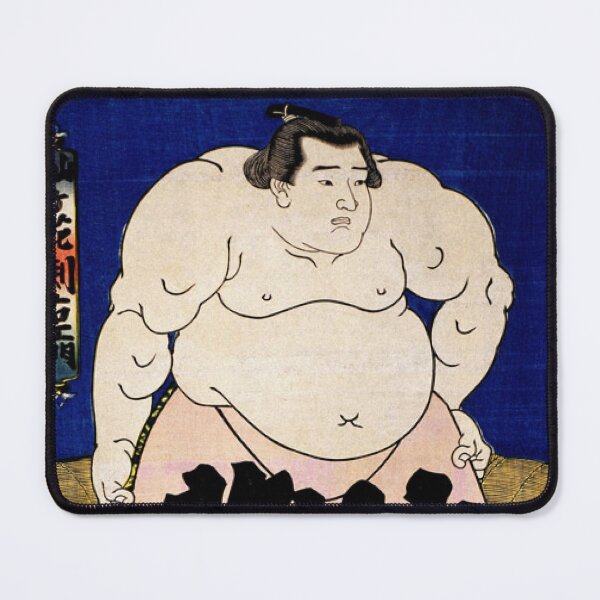 Item preview, Sumo Wrestler Vintage Japanese Ukiyo-e Woodblock Print Utagawa Kunisada designed and sold by vekotpu.